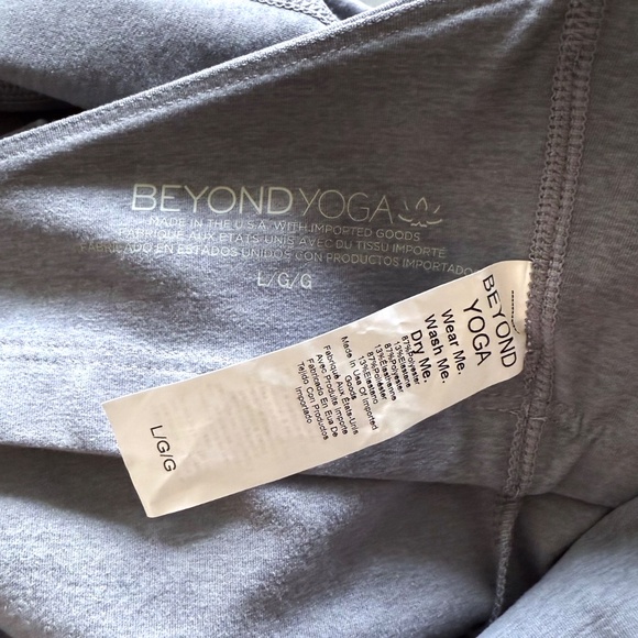 NWT Beyond Yoga Spacedye Pocket Biker Jumpsuit L Gray Sculpting One-Piece Romper - Picture 6 of 10